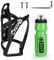HASAGEI Bike Water Bottle Cage and 25oz Premium BPA Free Sports Bottle, Bike Water Bottle Set Lightweight Bike Bottle Holder for Road, Mountain bike. Essential for Riding