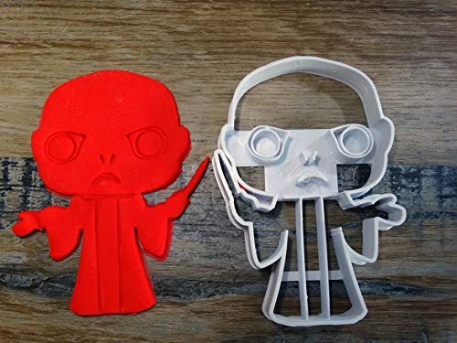 ELACE - Ausstechform Zauberer Zauberer, dessen Name man nicht sagen darf – Gebäck, Sandgebäck, Keks, Zuckerpaste, Modelliermasse, Kuchendekoration, hausgemacht – Frankreich ELACE3D