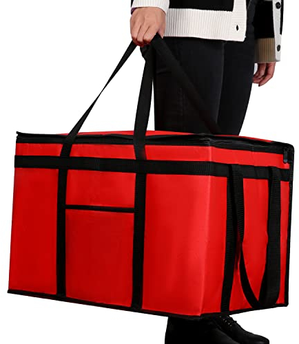 musbus 2 Pack Insulated Food Delivery Bag Extra Large XXXL Cooler Bags Keep Food Warm Catering Therma for doordash Catering Cooler Bags Keep Food Warm Catering Therma Catering Shopper hot Warming