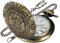 Tiong Bronze Große dekorative Blumenmuster Taschenuhr Weiß Römische Digitale Skala Quarz Taschenuhr Herren Kette Weihnachten Abschluss Geburtstag Vatertag, Mb-cfj004…