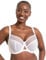 Curvy Kate Womens Victory 4 Part Balcony Balconette Bra, White, 30D UK