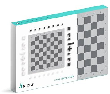 PIXIO Schach im Pixel-Kunst-Stil – einzigartiges magnetisches Schachbrettspiel