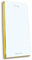 Dany Marcus Notizblock mit Goldschnitt, To-Do-Liste, Einkaufsliste, Notizzettel mit Gold, DIN Lang, 100x210mm, 80 Blatt, Leimbindung oben
