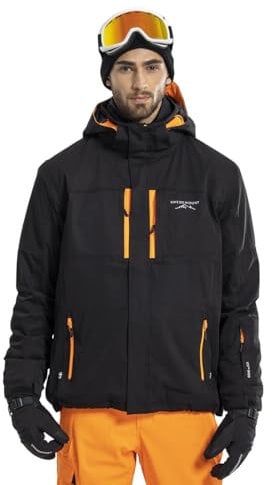 Swedemount St. Anton Jacke SR Skijacke – wasserdicht, atmungsaktiv mit Lüftungsreißverschluss und Schneefang für Herren