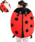 Hokuto Marienkäfer Kissen Zum Anziehen, Big Bug Pillow Marienkäfer, Riesiges Tragbares Marienkäferkissen Luvvybug Plüsch (100CM)