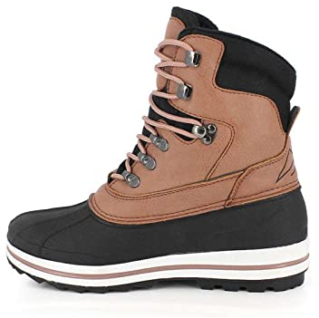 KIMBERFEEL Doposci Stivali da Neve Donna Inverno Oliver R Stivali da Neve Rosa Antico (38)