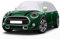 Autoabdeckung Wasserdicht Ersatz für Mini Cooper 3 Door 2000-2024, Sonnenfest Hälfte Autoabdeckung, Halbgarage UV Beständige Halbe Auto Abdeckplane Staubdicht Schneefest Outdoor Indoor