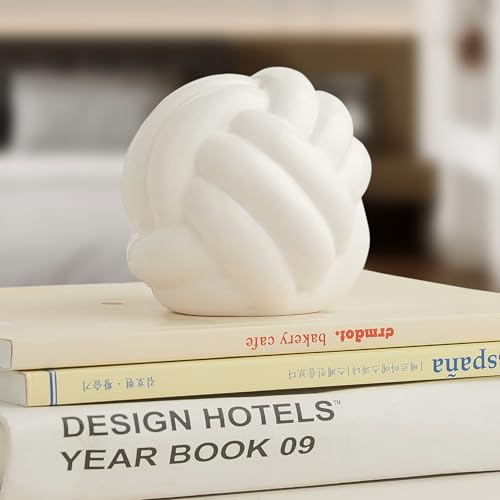Kleine Keramik-Knoten-Dekoration, Kettenglieder-Dekor, Couchtisch-Dekoration, Bücherregal-Dekor, Eingangstischdekoration, ästhetische, minimalistische Deko-Objekte für modernes Zuhause, Wohnzimmer,