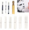 Lot de 16 mélangeurs artistiques, estompes, crayon estompeur à double extrémité avec stylo éponge, rallonge de crayon, taille-papier abrasif pour artistes, étudiants, croquis, dessin