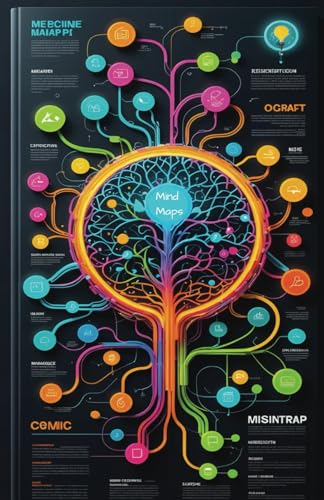 Mindmap Notizbuch: 100 leere Mindmap Vorlagen zur Ideensammlung und Brainstorming