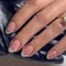 Goiern Rosa Mandel Förmige Press on Nails Kurz French Tips Fake Nails zum Aufkleben Rosa Weiß Künstliche Nägel zum Aufkleben Mandel Stick on Nägel für Frauen