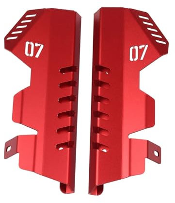 SYLXBM Accessoires de Moto Couvercle de Protection Grille de radiateur latérale Compatible avec MT-07 FZ-07 2013-2017