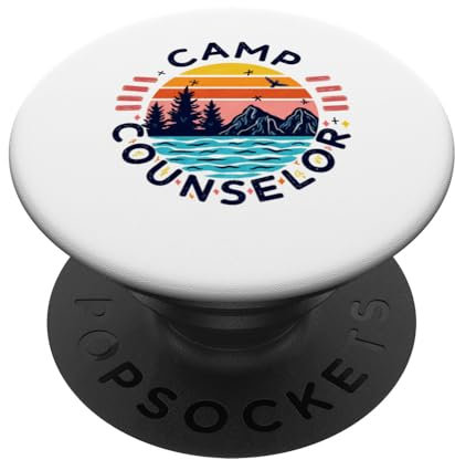 Funny Camp Guide camping Camp Counselor PopSockets Klebender PopGrip