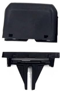 Pexorin 1 Stück Auto vorne hinten AC-Klimaanlage Auslass-Entlüftungsschieber Einstellclip-Grill, for VW, for Tiguan, MK2, for R-Line, 2017 2018 2019–2022 Auto-Klimaanlagengitter(BLACK 1PC-Passager Sid