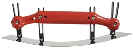 Spatola multifunzione per pittura, spatola per muratore, caratteristica regolabile design curvo per una finitura efficiente delle pareti