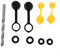 Gas Can Nozzle Set, Gas Can Cap, Gas Can Spout Replacement, Gas Can Spout Kit, Flexible Pour Nozzle With Screw Collar Cap, Gas Tank Nozzle Suitable For Most Oil Cans