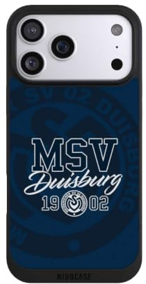 Handyhülle für Apple iPhone 17 Pro Max MSV Duisburg Fanartikel Fußball