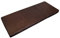 Quattro Meble Dunkelbraun Echtleder Bankauflage Sitzkissen Lederkissen Sitzpolster Bank Auflage doppelt genähtes Echt Leder Kissen Sitzauflage (50 x 115 cm)