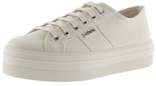 victoria Basket Barcelona Lona Negro Monocromo & Plataforma 109201 para Mujer Cotton 41