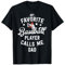 Baseball Dad Gift My Favorite Baseball Player Calls Me Dad T-Shirt