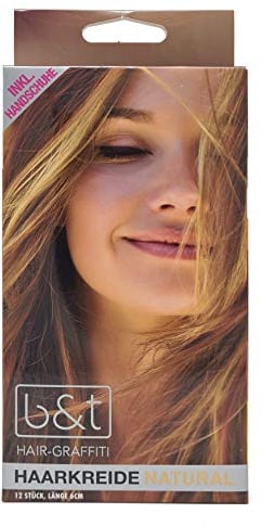 b&t Haarkreide Natur 12er