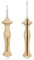 Wool Queen 2 Größen Holzgriff Punch Nadel Teppichhäkeln Werkzeug Set-8# Fine & 10# Regular