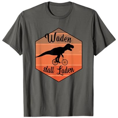 Waden Statt Laden, Downhill Tyrannosaurus Rex Mountainbike T-Shirt