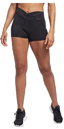Reebok Women's Workout Ready Basic Hot Shorts Night Black S