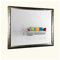 Olympia Deluxe Bilderrahmen Posterrahmen 36x49 cm Puzzlerahmen Blaugold Meliert Hintergrund Weiß Kunstglas Klar