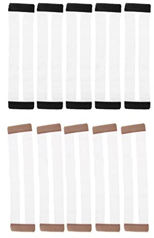 kowaku 10x Prolunga per Reggiseno Senza Cuciture 3 Ganci per Reggiseno Trasparente con Elastico per La Schiena