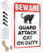 Decor for Man Cave Beware! Guard Attack Cats On Duty Sign Man Cave Accessories Things Under 10 Dollars ( Size : 20X30CM )