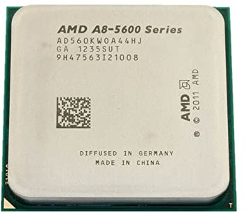 Hegem AMD A8 5600K 5600 3.6GHz AD560KWOA44HJ Processeur 100W HD 7560D Quad Core Socket FM2 sans Ventilateur