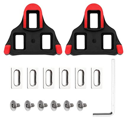 KEO Grip Fahrrad-Cleats kompatibel mit Cleats, KEO Grip Fahrrad-Cleats mit Memory-Positionier-Funktion - Kompatibel mit Allen auf dem Markt erhältlichen Pedalen - Anti-Rutsch TPU Oberfläche