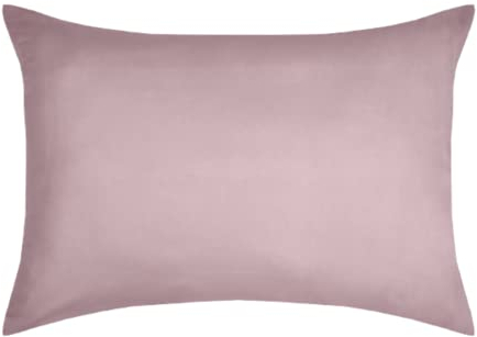 STOF - Taie d'oreiller -Taille 50x70 cm - 100% Coton certifié Oeko-Tex - Excellente qualité - Couleur Vieux Rose -Modèle Eden - Linge de Lit pour Maison - Doux et Confortable - Unisexe - Mixte