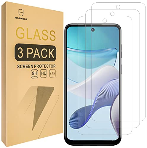 Mr.Shield 3-Piezas Cristal Templado para Motorola Moto G53 5G | 9H Anti-Arañazos Vidrio Templado Protector Pantalla