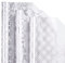 Holijolly Silber Wickelpapier Rolle.Mini Rolle mit Blumen/Glockenblume/Plaid für Hochzeit, Brautdusche, Geburtstag bis 43.2 cm x 3.05 m bis 3 Rollen (42.5 sq.ft.ttl.)