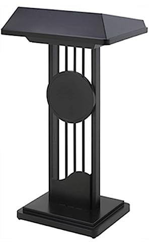 Stehpult Edelstahl-Podiumsständer, tragbare Rednerpulte, Kanzeln für Kirchen, Schule, Kirche, Redepodien, 18,5 x 15,7 x 46,1 Zoll fortschrittlich