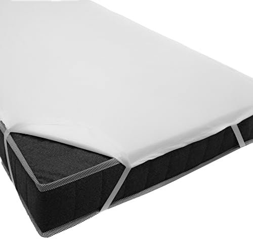 Matratzenschoner Molton 160x200 Wasserdicht & Waschbar - Oeko-TEX Zertifiziert - Inkontinenzunterlage 4 Gummi Bettlaken für Matratze 160x200 - wasserdichte Matratzenauflage und Milbenschutzbezug