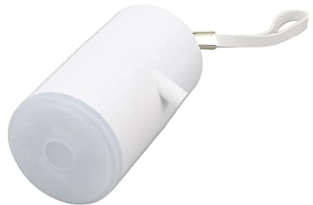 Pompe à vide électrique portable Pompe à vide électrique sans fil avec lumière, équipement de camping extérieur (blanc)