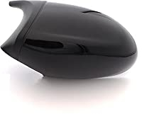 SKINFORD Auto Spiegelkappen Carbon Look Schwarz Rückspiegel Abdeckkappen Für E90 E91 M3 Style Cover E81 E82 E87 E88 Für BMW 1er 3er E92 E93 Rückspiegel Abdeckung Kappe (Color : 09)