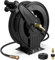 VBVARV Avvolgitubo per Idropulitrice Retrattile Bobina per Idropulitrice Potenza Professionale Lavare L'avvolgitubo per Aria/Olio/Acqua 4000 PSI,Nero,20M