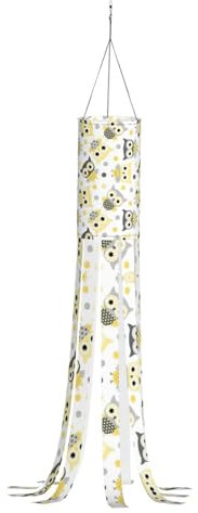 Saisonaler Halloween-Windsack mit Tier-Cartoon-Eulen, niedlicher Windsack, Garten-Windsack, Outdoor-Hänge-Windsocke, Heimdekoration