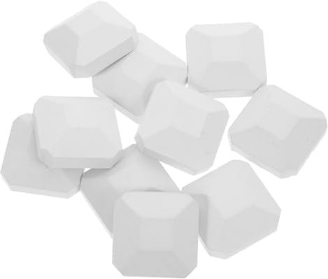 COLLBATH 10pcs Enhance Cooking Quality Bbq Gas Grill Replacement Briquettes Cordierite Briquettes for Easy to Use Maintenance