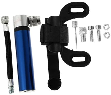GLEAVI Handheld Hochdruck Luftpumpe Fahrrad Luftpumpe Kit Basketball Pumpe Mini Fahrrad Pumpe Inflator Kit