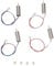 POENVFPO 4PCS 716 Motor Terminals with Wire, Aluminum Alloy Metal Drone Motor Terminal Replacement Parts for E88 Quadcopter