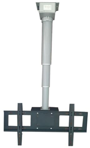 Tv-Wandhalterung, Tv-Wandhalterung, Höhenverstellbarer Tv-Ständer Und Motorisierte Tv-Wandhalterung, Motorisierte Tv-Deckenhalterung, Mit Fernbedienung, Passend Für 26-70 Zoll Low Profile-Fernseher,