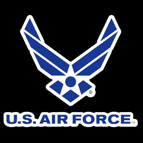 Offizielles Lizenzprodukt der US-Air-Force, 14 cm, Aufkleber für LKW oder Autofenster, große Militär-Auto-Aufkleber, Militär-Kollektion