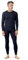 LAPASA Completo Termico Uomo in Micropile Peso Completo Pigiama - Abbigliamento Invernale Set Trekking Sport Running Snowboard Blu Navy L