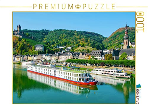 CALVENDO Puzzle Kreuzfahrtschiffe auf der Mosel 1000 Teile Puzzle quer | 1000 Teile Lege-Größe 64 x 48 cm Foto-Puzzle für glückliche Stunden