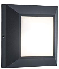 LUTEC LED Außenwandleuchte Helene,moderne Wandleuchte aus Aluminium in Anthrazit,Außenlampe,4,5 Watt,200 Lumen,4000 Kelvin,Wandlampe